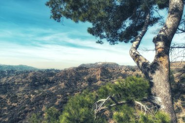 Los Angeles, Ca, Amerika Birleşik Devletleri - 02 Şubat 2018: The Hollywood işareti Griffith Park, Mount Hollywood, Los Angeles, Kaliforniya, ABD