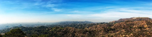 Los Angeles Usa Febrero 2018 Vista Panorámica Hollywood Hills Con — Foto de Stock