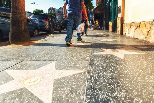 Los Ángeles Febrero 2018 Estrellas Hollywood Paseo Fama Los Ángeles — Foto de Stock
