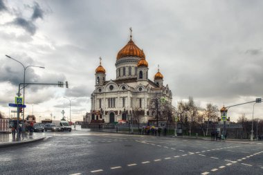 Mesih İsa Katedrali, Moskova, Rusya.