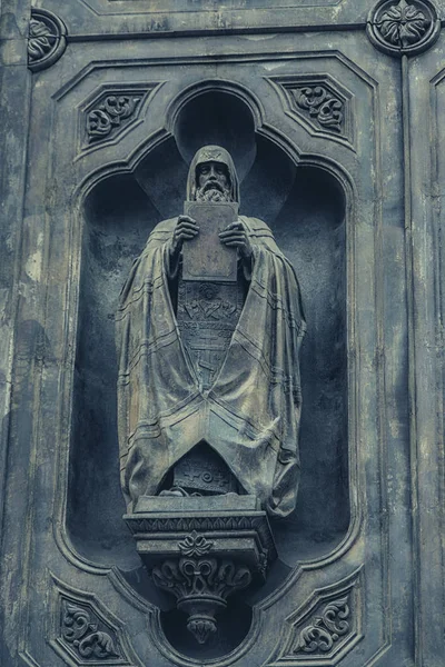 莫斯科的雕像基督救世主 (救世主) 大教堂 — 图库照片