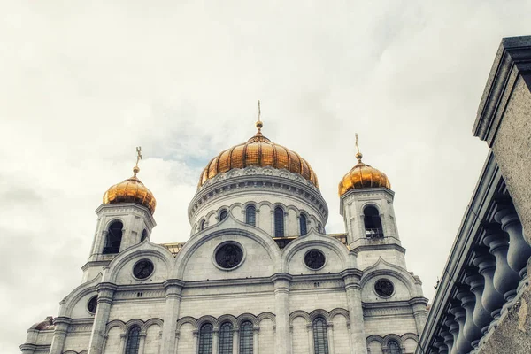 De kathedraal van Christus de Verlosser, Moskou. — Stockfoto