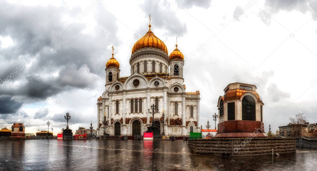 Christ the Savior Cathedral, Moscow, Russia.