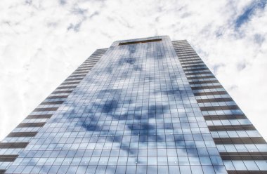 Buenos Aires şehir merkezindeki modern şirket binaları.