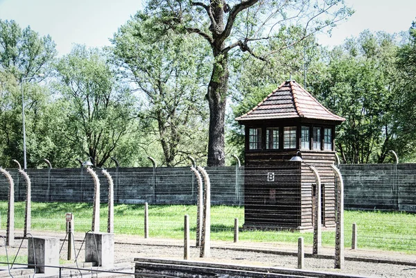 Konzentrationslager auschwitz birkenau in oswiecim, polen — Stockfoto