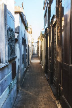 Recoleta Mezarlığı, Arg 'daki en önemli ve ünlü mezarlık.
