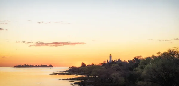 Een klein eilandje in Río de la Plata — Stockfoto