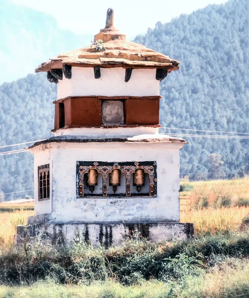 Μια Βουδιστική Stupa Darchor Style Κοντά Στο Punakha Dzong Punakha — Φωτογραφία Αρχείου