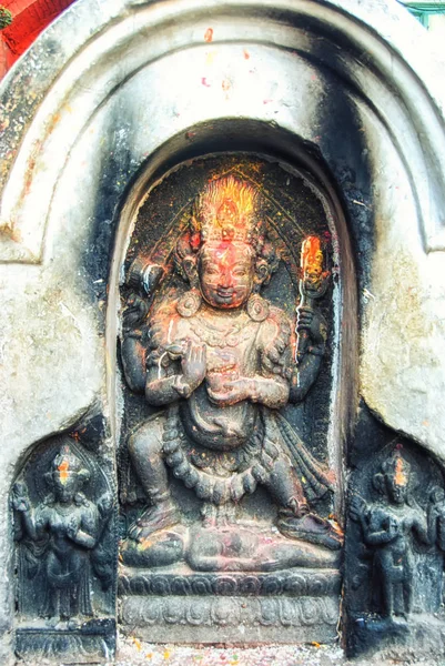 Goddesses Sculptures Durbar Square Kathmandu Nepal — Stock Photo, Image