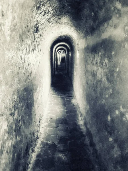 Подземные Дорожки Кастильо Сан Фелипе Картахене Колумбия — стоковое фото