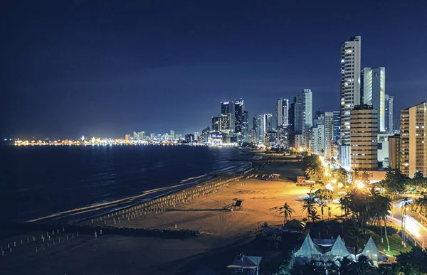 Bocagrande Beach and the skyline of Cartagena, Colombia