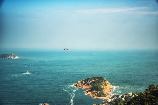 Parapendio Scivola Shek Dal Dragon Back Trail Shek Country Park — Foto Stock