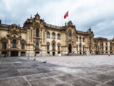 Lima, Peru: Devlet Sarayı, Pizarro Evi olarak bilinen Başkanlık Konutu, Lima Tarihi Merkezi, Unesco Dünya Mirası Alanı,