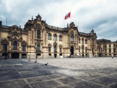 Lima, Peru: Devlet Sarayı, Pizarro Evi olarak bilinen Başkanlık Konutu, Lima Tarihi Merkezi, Unesco Dünya Mirası Alanı,