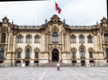 Lima, Peru: Devlet Sarayı, Pizarro Evi olarak bilinen Başkanlık Konutu, Lima Tarihi Merkezi, Unesco Dünya Mirası Alanı,