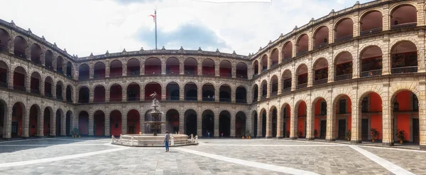 Courtyard in the National Palace, Palaciao Nacional, Mexico City, Mexico