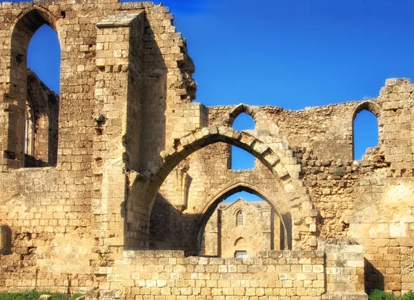 Ruins Mary Carmelites Church Situated North West Corner Famagusta Town — Stock Photo, Image