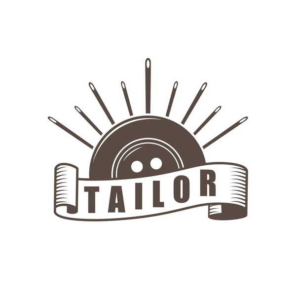 Vintage tarzı terzi logosu