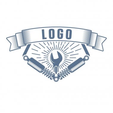Garaj hizmet logo vektör