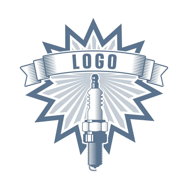 Logo vettoriale del servizio motore — Vettoriale Stock