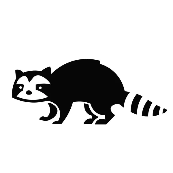 Raccoon Icon Vector — Stock Vector