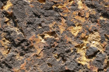 Arkaplan için gözenekli taşın tam kare görüntüsü