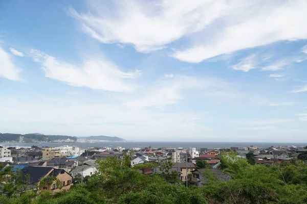 Vista Ciudad Kyozo Kamakura Shi Japón — Foto de Stock