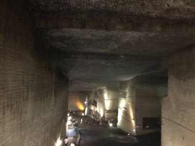 Oya Tarih Müzesi Yeraltı Madencilik Mağarası Utsunomiya Tochigi, Japonya