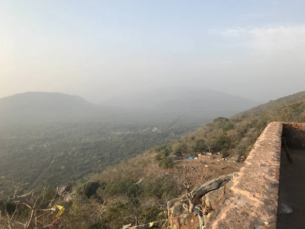 Malerische Aufnahme Der Berglandschaft Sonnigen Morgen — Stockfoto