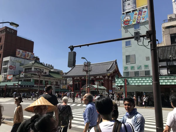 Shot People Walking Street Tokyo Japan — ストック写真