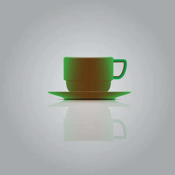 Tasse de café sur fond — Photo