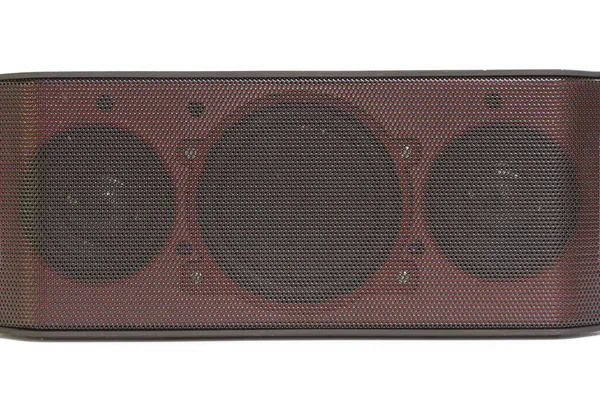 Mini altavoz bluetooth sobre fondo blanco — Foto de Stock