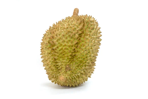 Mon Thong durian fruit op witte achtergrond — Stockfoto