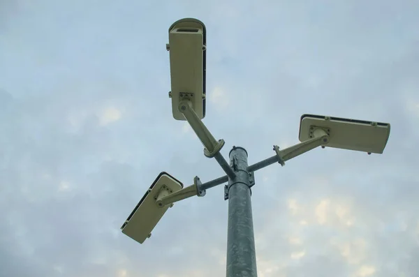 Primer plano de la cámara CCTV — Foto de Stock
