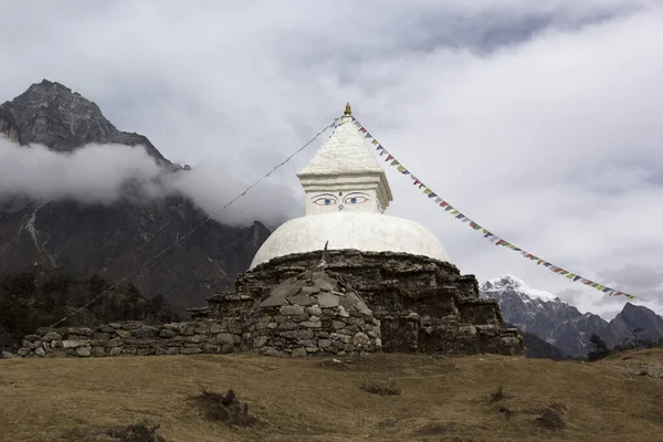 Estupa Budista Himalaya Nepal Parque Nacional Sagarmatha —  Fotos de Stock