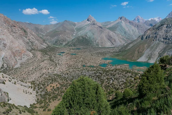 Göl manzarası, Fann dağları, Tacikistan