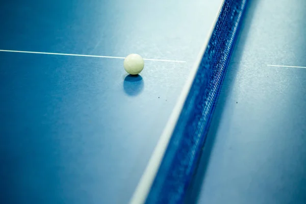 Niebieski ping ponga — Zdjęcie stockowe