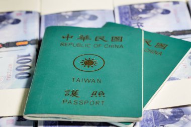 Roc pasaport Baca'ya Yeni Tayvan Doları