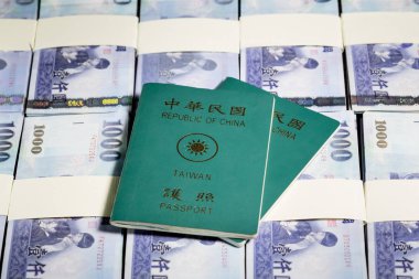 Roc pasaport Baca'ya Yeni Tayvan Doları