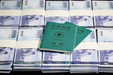 Roc pasaport Baca'ya Yeni Tayvan Doları