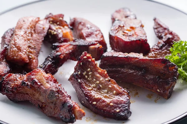 Pork ribs and cutlets — Stock Photo, Image