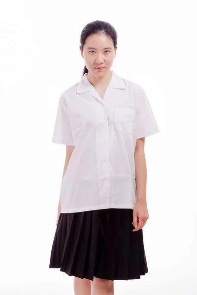 Asian teenage girl high school student — Stock Photo, Image