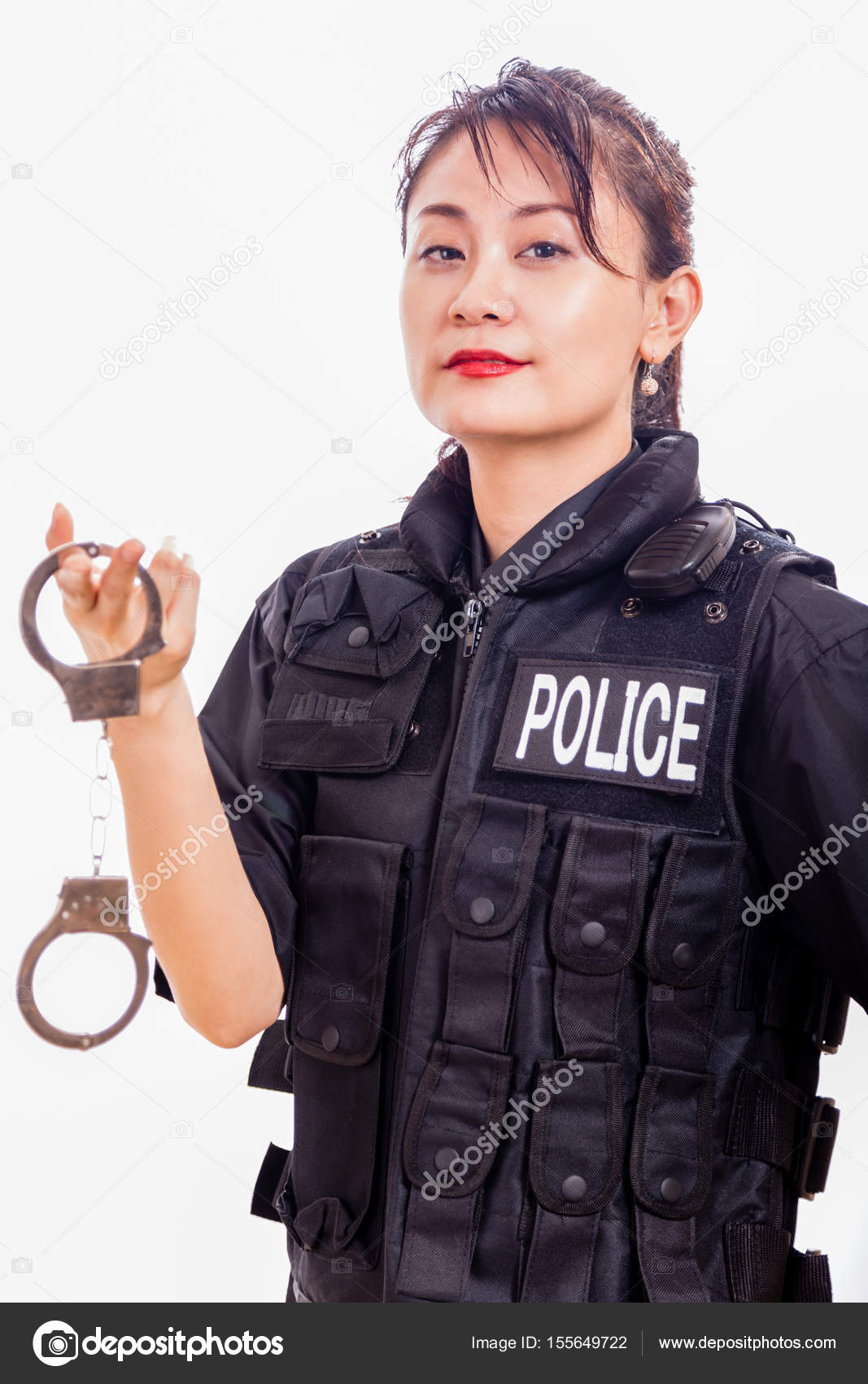 Chinese Female Police Officer Holding Handcuffs Stock Photo Image By C Imagesbykenny Chinese Female Police Officer Holding Handcuffs Stock Photo Image By C Imagesbykenny
