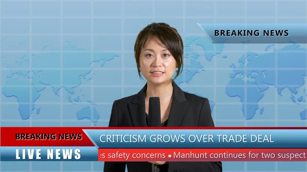 Kadın haber spikeri Studio