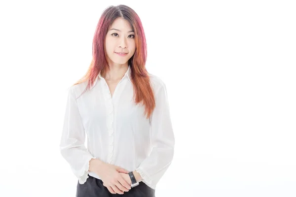 Aziatische zakenvrouw in semi-casual pak — Stockfoto