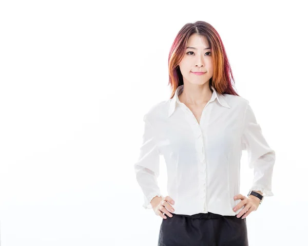 Portrét asijské podnikatelky — Stock fotografie
