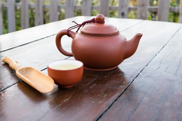 Tea set for Chinese tea ceremony — Stock Photo, Image