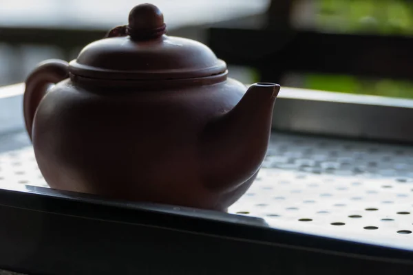 Set de té para la ceremonia del té chino —  Fotos de Stock