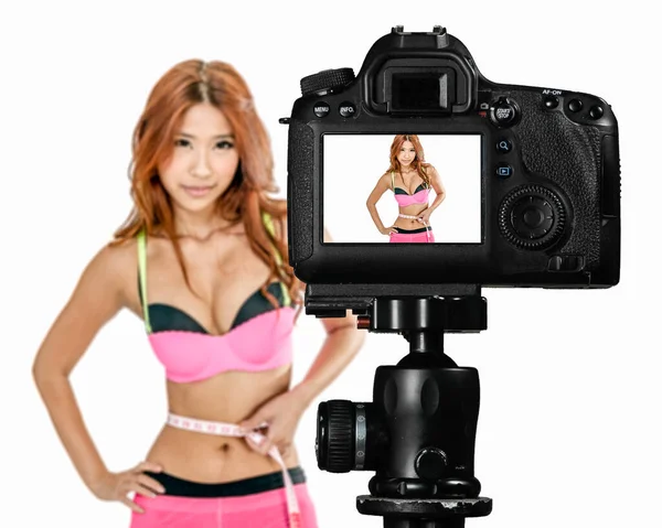 आशियाई अमेरिकन क्रीडा व्हीलॉगर्गर व्हीलॉगिंग — स्टॉक फोटो, इमेज
