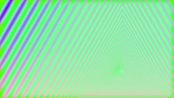 Abstrakti tunneli neonkolmioilla — kuvapankkivalokuva